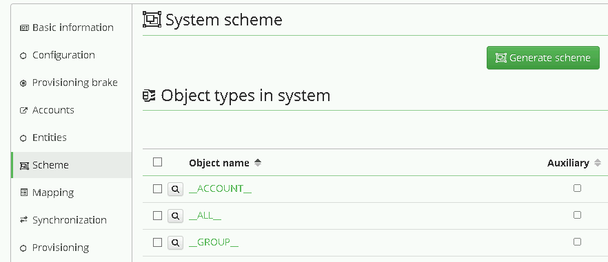  Schema generation